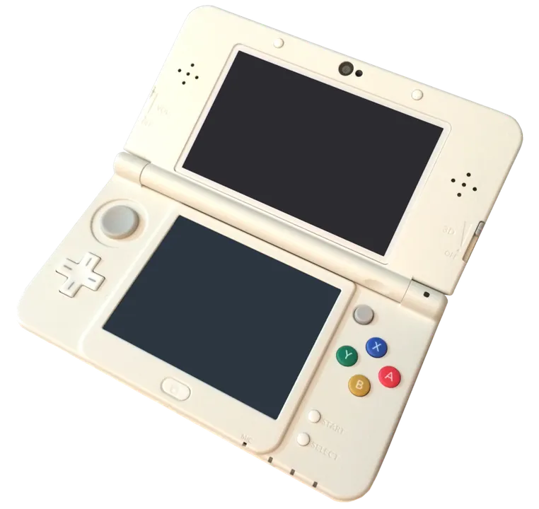 New Nintendo 3DS hardware shown in the reference photograph