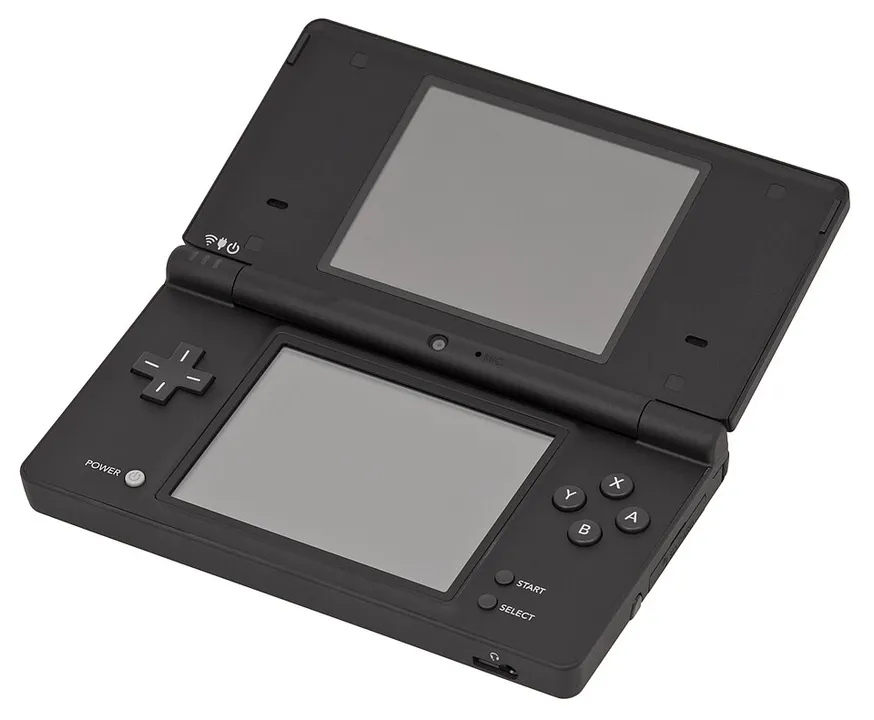 Nintendo DSi hardware shown in the reference photograph