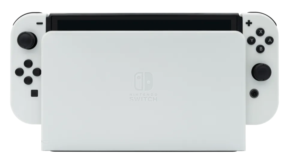 Nintendo Switch – OLED Model hardware shown in the reference photograph