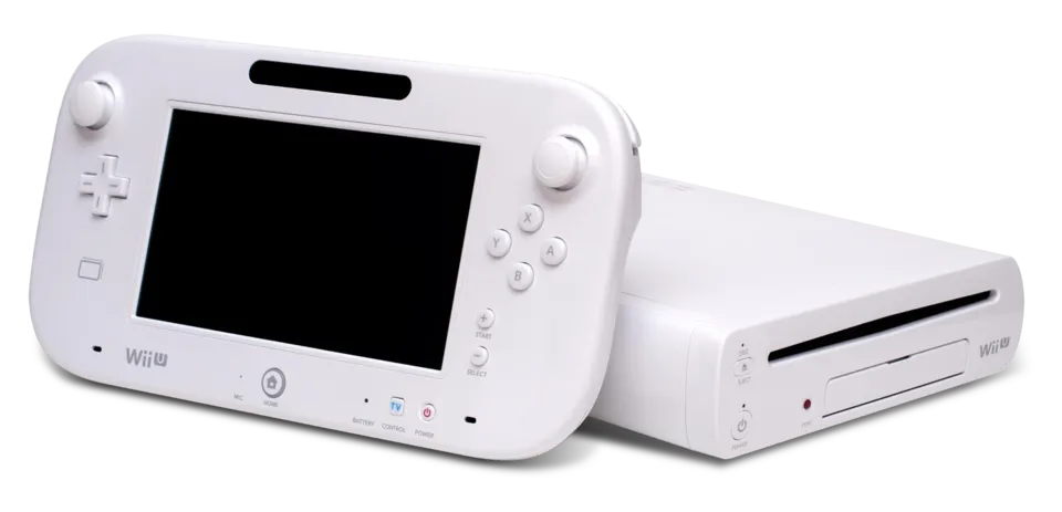 White Wii U console and GamePad