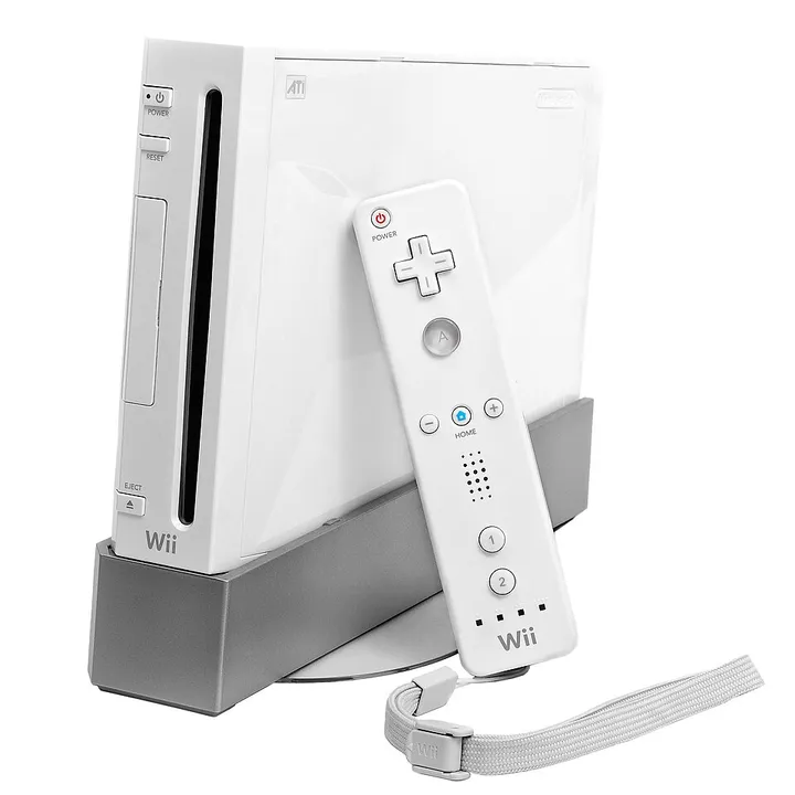 Nintendo Wii hardware shown in the reference photograph