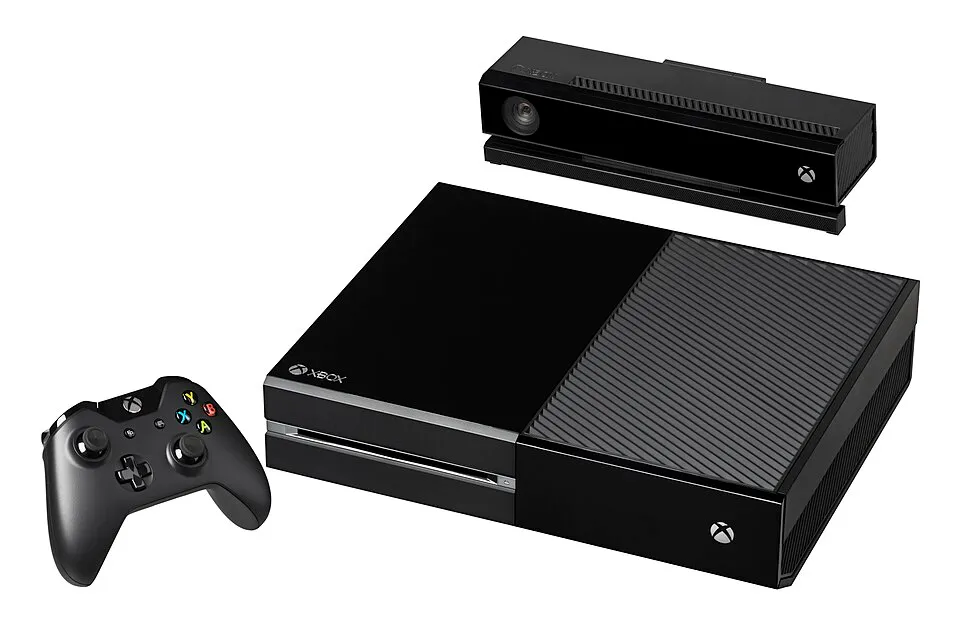 Xbox One hardware shown in the reference photograph