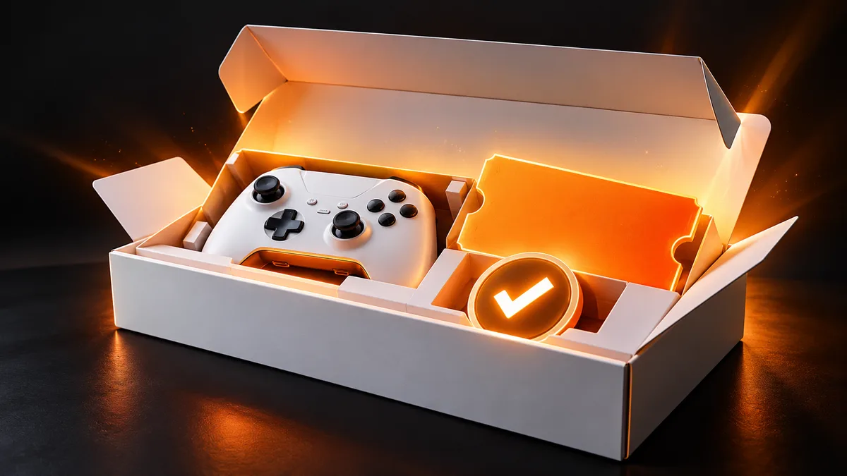 Conceptual illustration for claim the game included with your Xbox