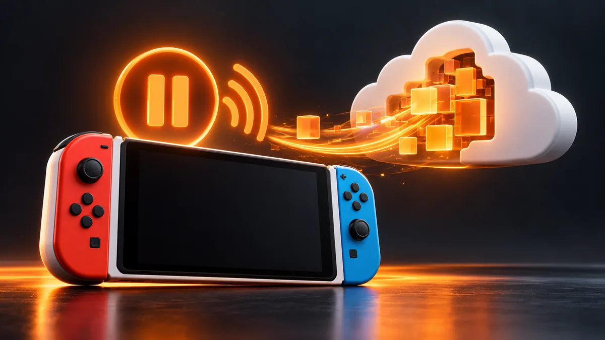 Conceptual illustration for Why does my Switch download keep pausing?