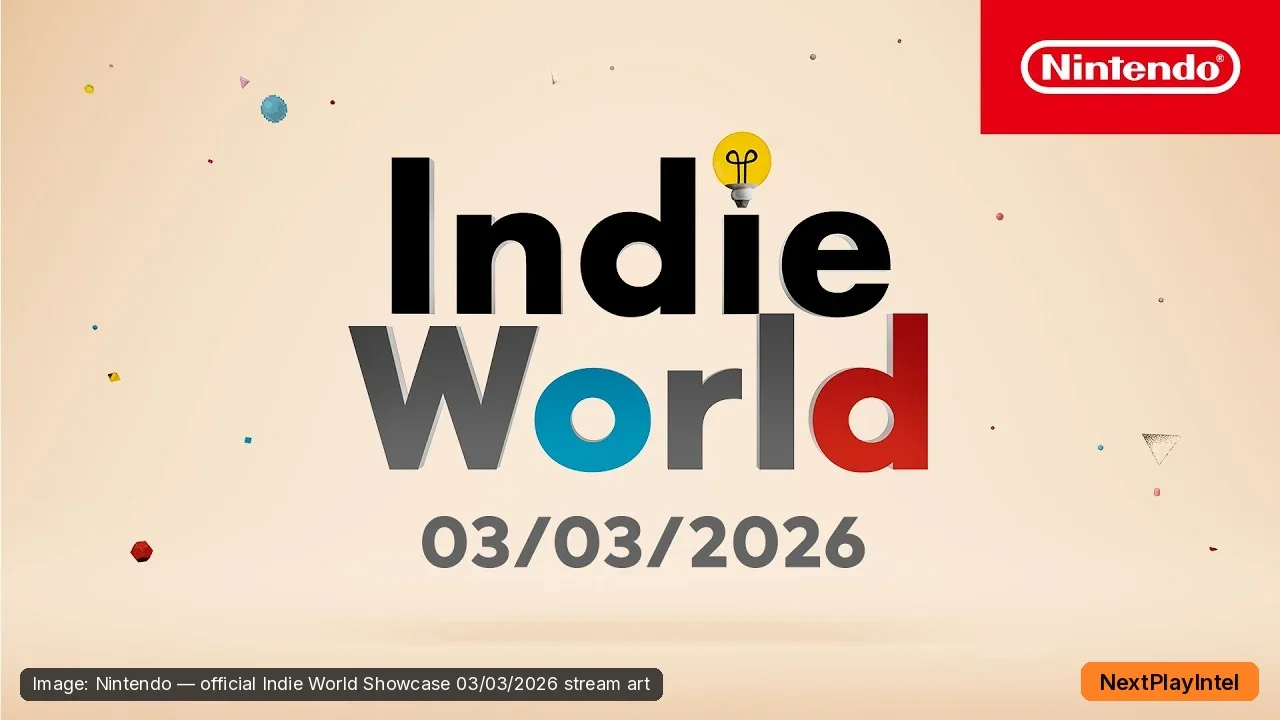 Official Nintendo Indie World Showcase 03/03/2026 stream artwork