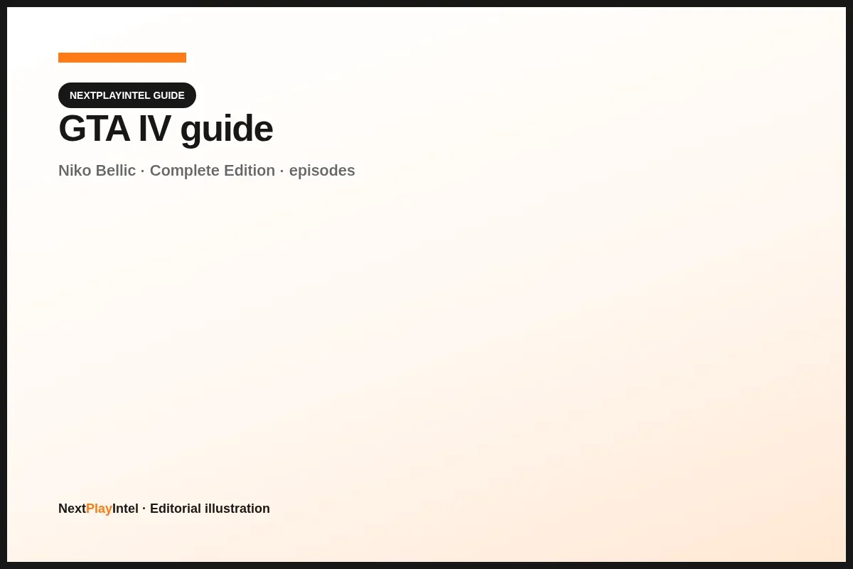 Conceptual illustration for GTA IV guide