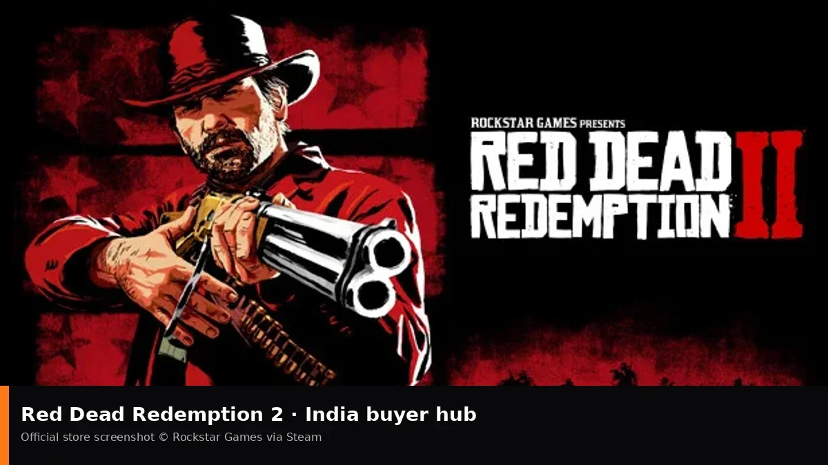 Official Red Dead Redemption 2 store artwork with NextPlayIntel India buyer hub label