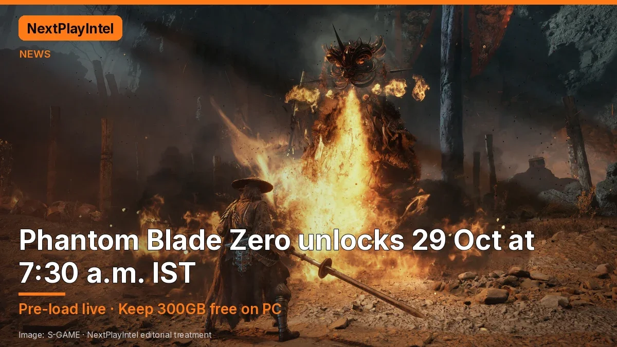 Phantom Blade Zero official screenshot of Soul in combat with launch time title