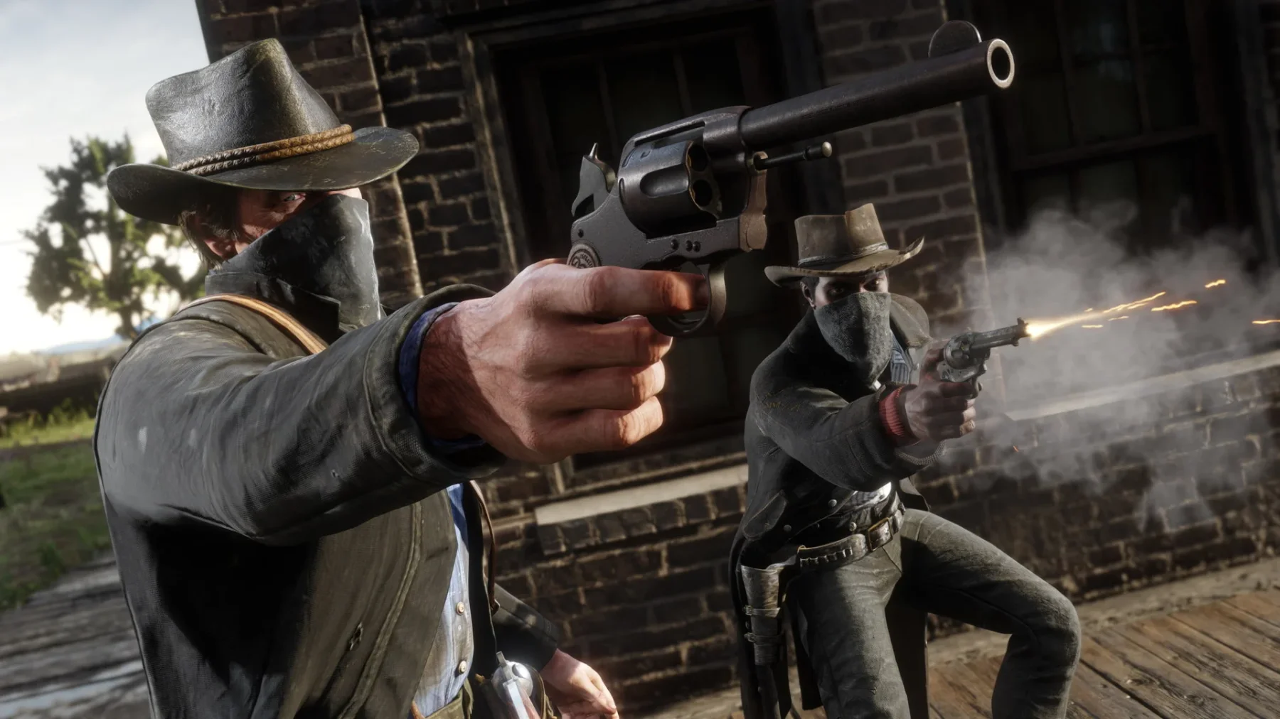 Official Red Dead Redemption 2 screenshot used as context for Story Mode cheats