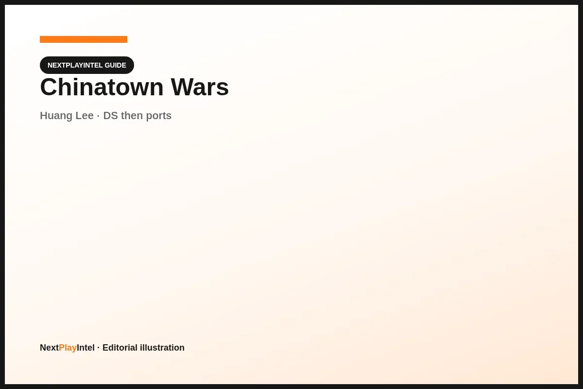 Conceptual illustration for Chinatown Wars guide