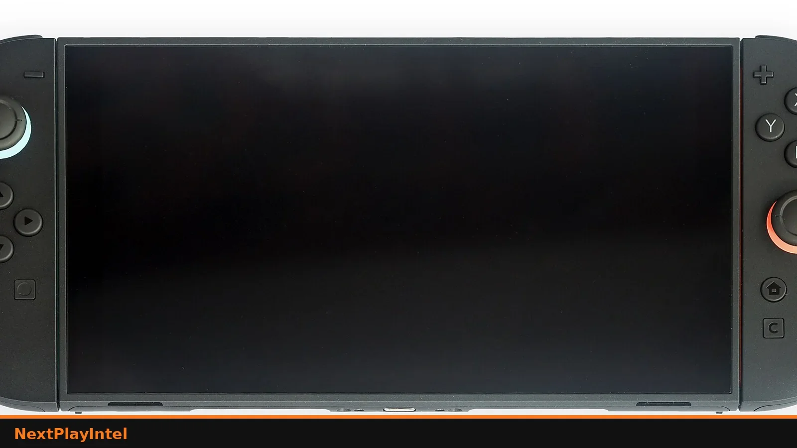Nintendo Switch 2 in handheld mode with Joy-Con 2 attached