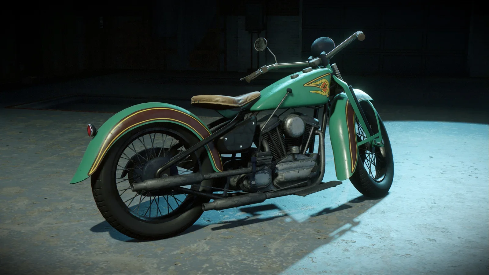 Official Mafia: Definitive Edition screenshot of a 1930s motorcycle